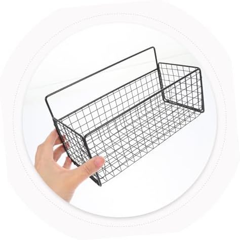 Zerodeko Wall Mounted Shower Shelf with Iron Wire Basket