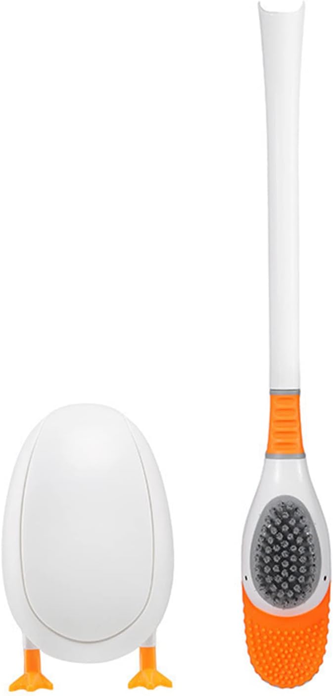 Duck Shape Toilet Brush with Storage Box