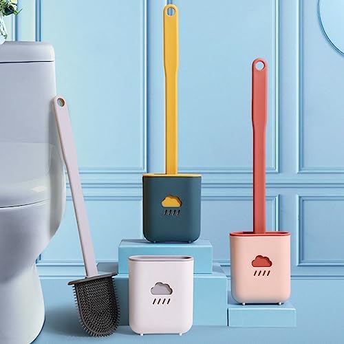 Toilet Brush Set with Holder 3PCS Yellow