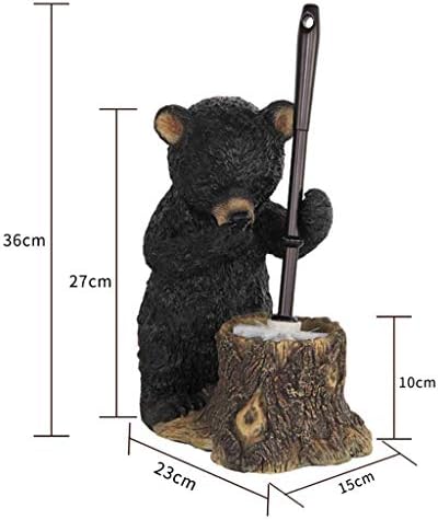 SPOUR Cartoon Bear Toilet Brush with Holder