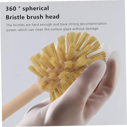 Beechwood Toilet Brush with Sisal Bristles 2 Pack