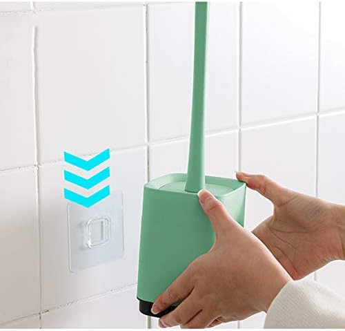 UNNS Wall-Mounted Toilet Brush with TPR Head and Holder 1