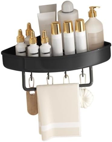 Kuuleyn Shower Shelf - Non Drill Corner Caddy Organizer