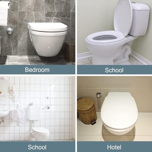 RJDJ Flexible Silicone Toilet Brush with Holder 1