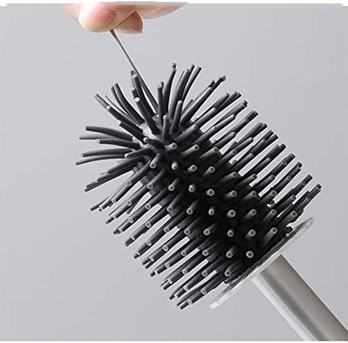 Toilet Brush Holder with Drain Drawer and TPR Brush Head