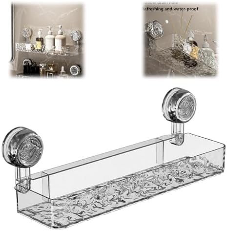 Corrugated Suction Cup Storage Holder 1-Clear