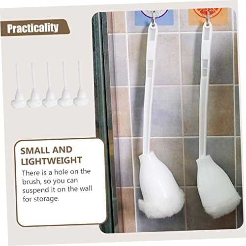 Alipis 5pcs Toilet Brush Set with Holder