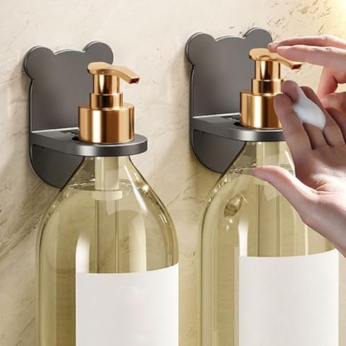 Cabilock 4pcs Wall-Mounted Bathroom Storage Racks with Self-Adhesive Hooks