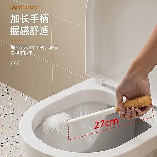 YEAMKE Toilet Brush with Removable Handle and Soft Bristles 1