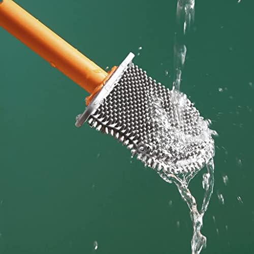 RUVOO Toilet Brush and Holder with Long Handle White 1638cm