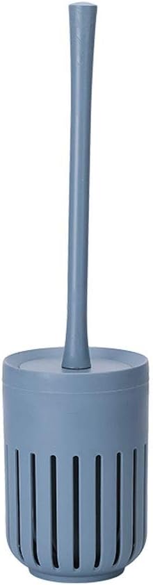 Toilet Brush with Bracket Spherical Nylon Head Replaceable Easy to Use Space Saving