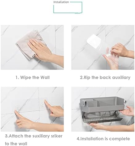 ANNBKA Wall Mount Shower Caddy with Drawer