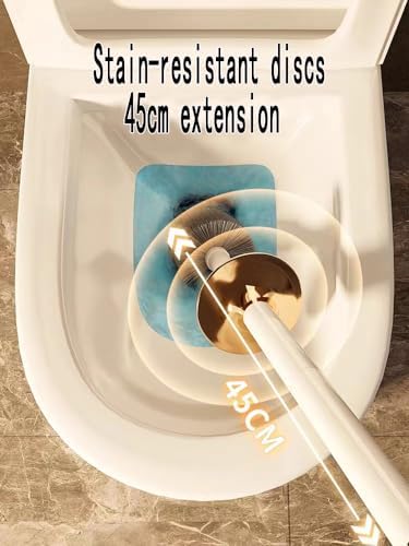 HFLYJPYW Toilet Brush Cleaner Set - Compact Durable