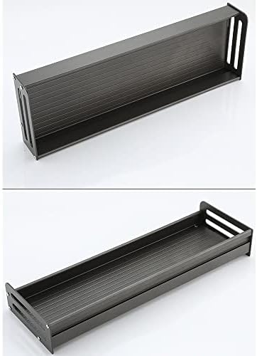 Aluminum Shower Caddy with Storage Shelf for Bathroom Organization