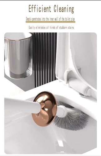 HFLYJPYW Toilet Brush Cleaner Set - Compact Durable