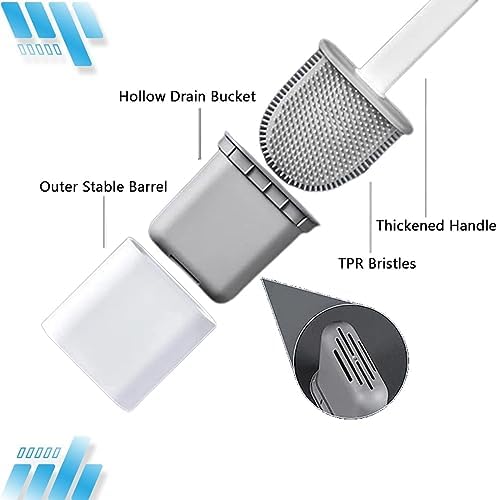 We Art Leaves Silicone Toilet Brush Set 1