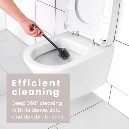 Vigar Toilet Bowl Brush Refill 2 Pack Black
