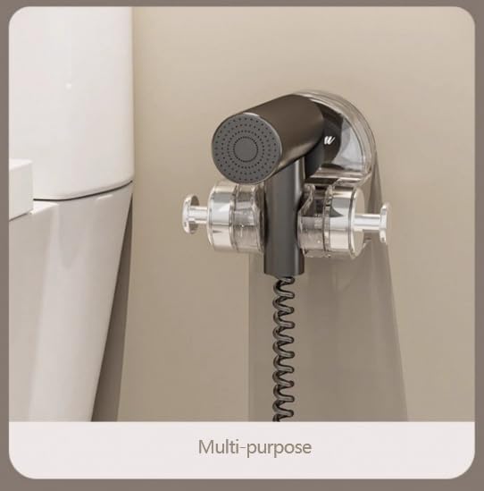 Smilamo Suction Cup Shower Rack - Adjustable Damp-Resistant No Drilling