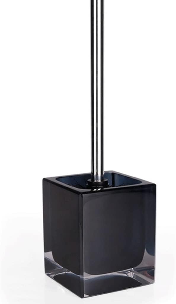 SYXL Toilet Brush with Holder Set Heavy Duty Cleaning Black