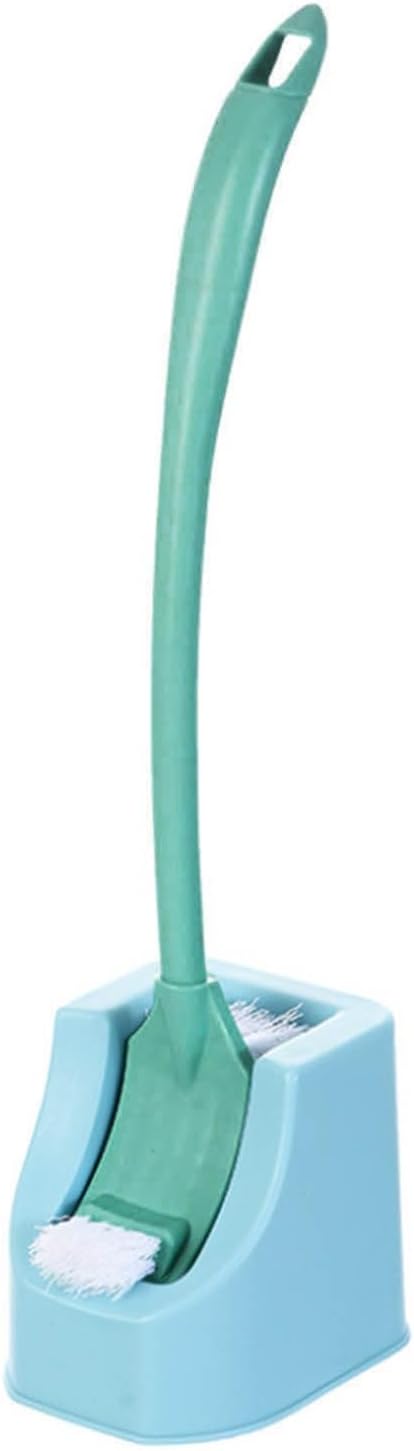 Silicone Toilet Brush with Holder - Green 1