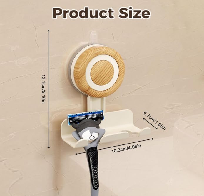 3 in 1 Shower Razor Holder with Storage Box