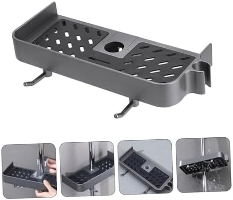 BRIGHTFUFU Shower Bar Basket Organizer for Bathroom Essentials