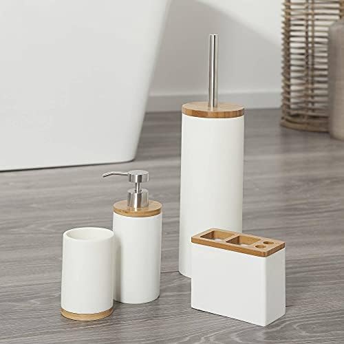 Sealskin Grace Toilet Brush and Holder White 1