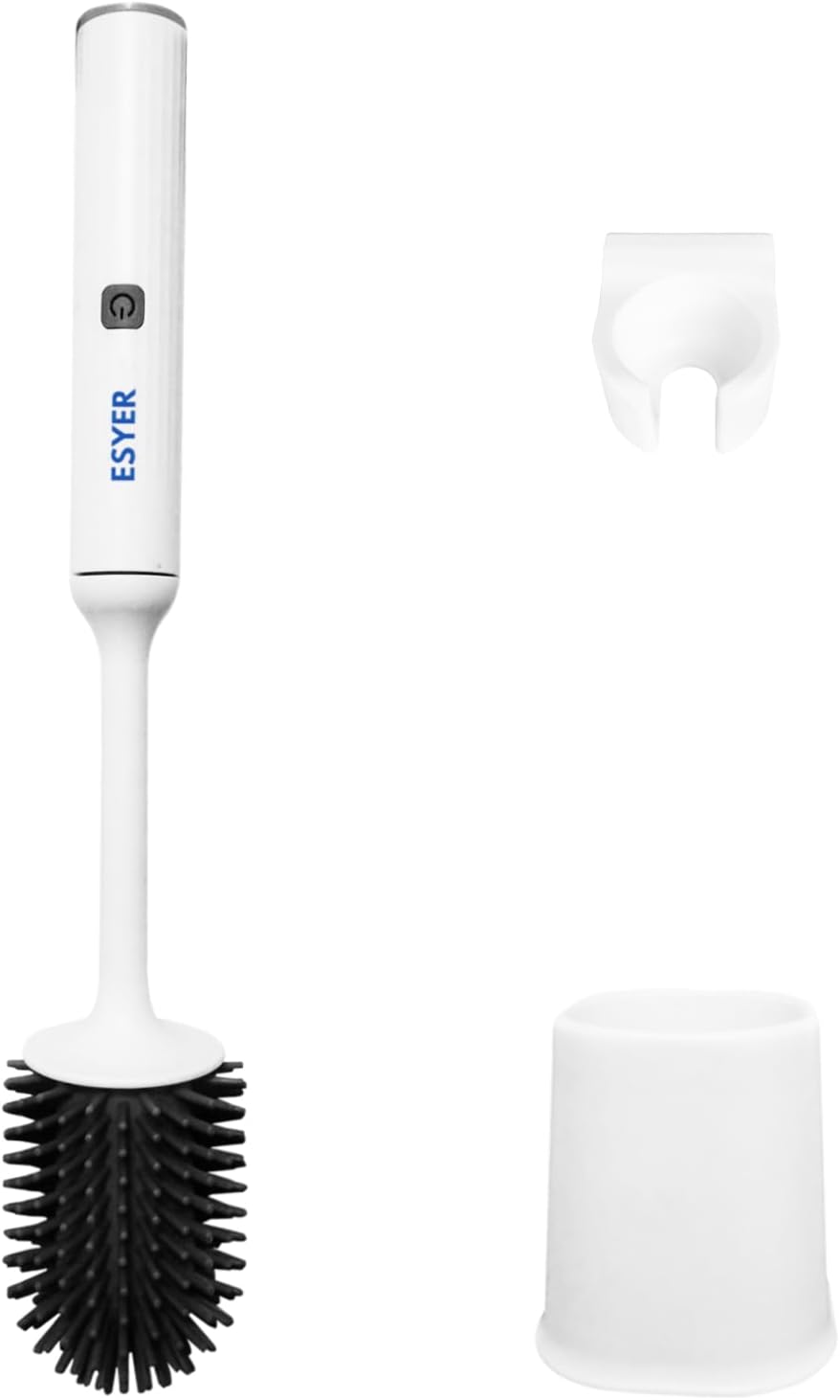 ESYER Electric Toilet Brush with Holder 1