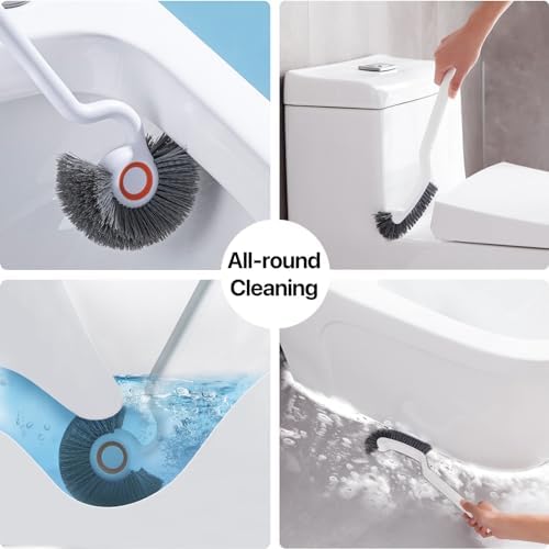 Chijoo Scented Toilet Brush with Holder and Hook