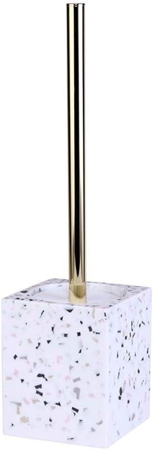 SPOUR Toilet Brush Holder Set Resin Durable