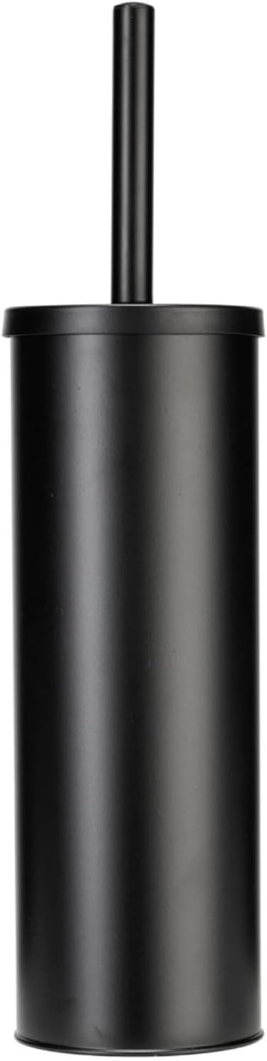 Stylish Matt Black 304 Stainless Steel Toilet Brush Set