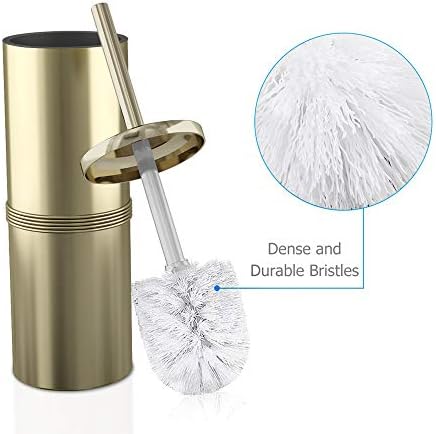 Nu Steel TBH-JW-17 Slim Compact Toilet Brush with Holder