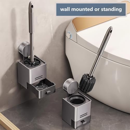 GHYFFF 2 Pack Wall Mounted Toilet Brush Set