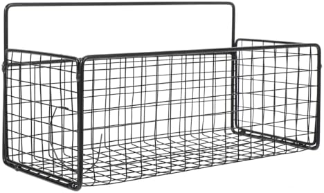 Zerodeko Wall Mounted Shower Shelf with Iron Wire Basket