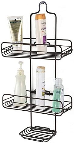 FINANCIALLY LIT 3-Tier Shower Head Organizer Stainless Caddy