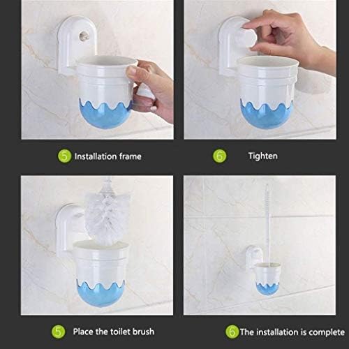 YYDS Toilet Brush with Wall Mount Base Holder