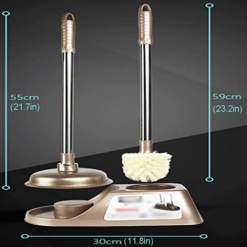 SYXL Toilet Brush with Plunger Set - Yellow