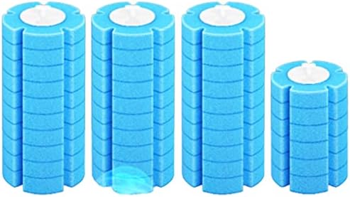 Disposable Toilet Brush with 12 Refills Blue