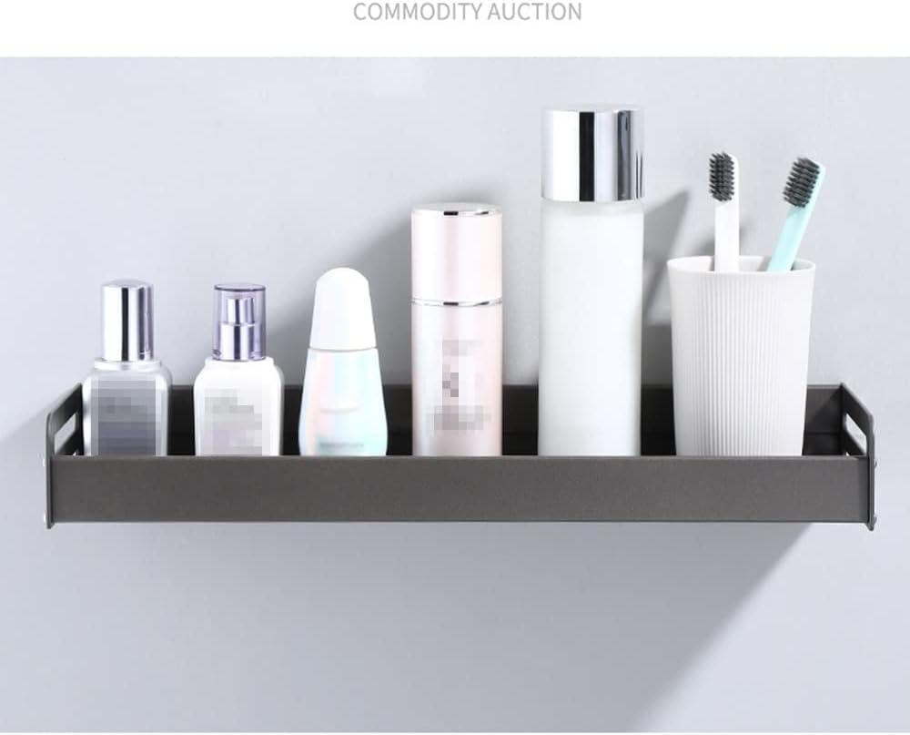 Aluminum Shower Caddy with Storage Shelf for Bathroom Organization