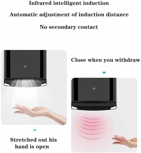 Automatic Sensor Hand Dryer 1250W Gold Wall Mounted