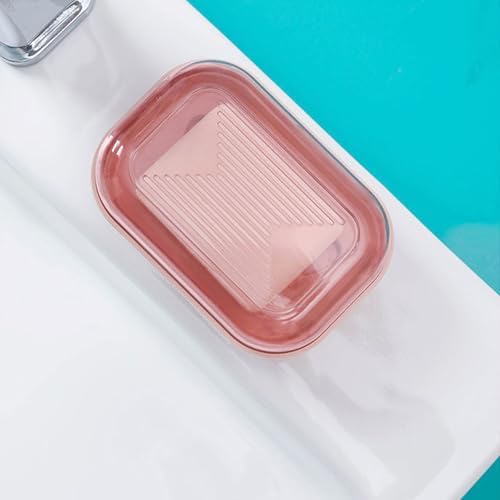 Stylish Soap Dish with Drainage and Flip-Top Design