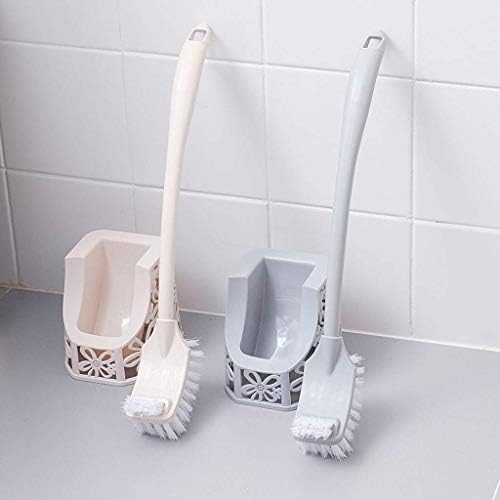 SPOUR Toilet Brush Holder Set with Long Handle Brush