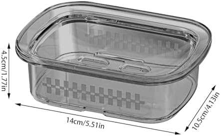 Durable Portable Soap Dish for Bathroom and Travel