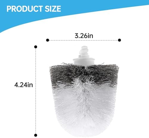 TEITEAI 2 Pack Toilet Brush Replacement Heads for OXO