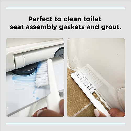 Silicone Toilet Brush Set with Holder and Ventilation Base