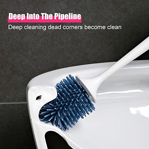 Eco-Friendly Toilet Brush with Wall Mount Holder