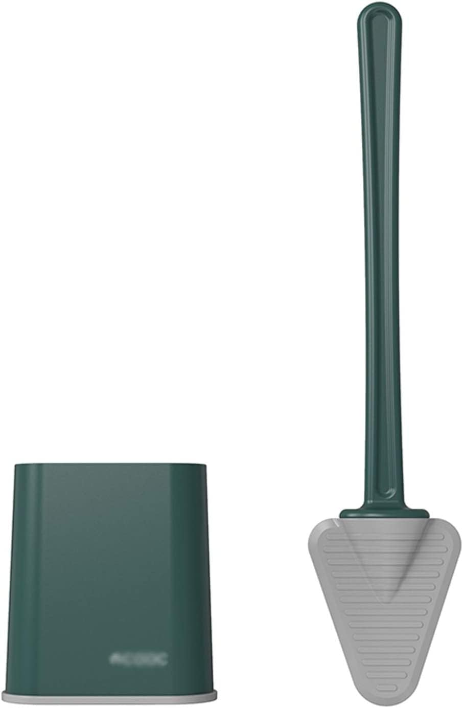 NIUBB Toilet Brush with Holder - Green 1