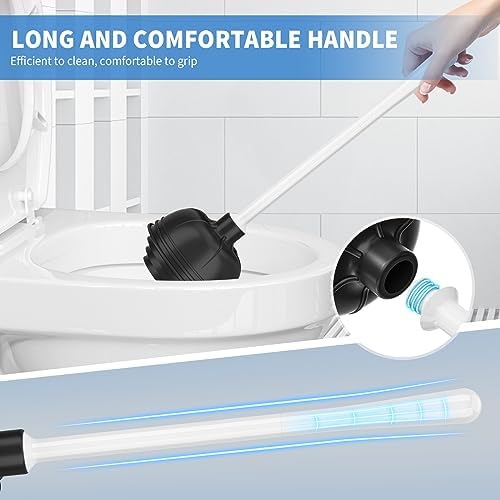 Uptronic Toilet Plunger and Brush Combo Set