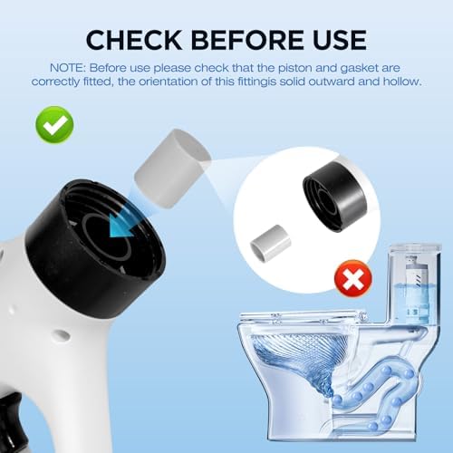 High Pressure Toilet Plunger with Air Barometer