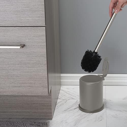 Bath Bliss Toilet Brush with Self Closing Lid and 360 Degree Head